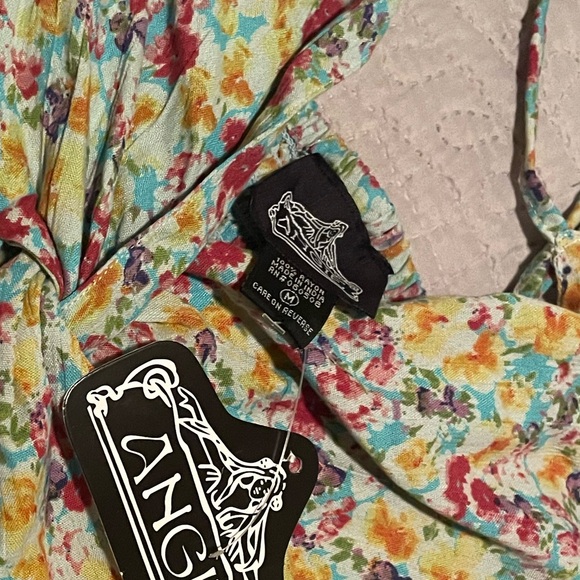 Angie Women's Peekaboo Tiered Maxi Dress. - Picture 6 of 8